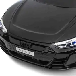 Dečiji automobil na akumulator Audi RS e-tron GT Crni – Licencirani model sa daljinskim upravljačem i LED svetlima