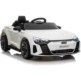 Dečiji automobil na akumulator Audi RS e-tron GT Beli – Licencirani model sa daljinskim upravljačem i LED svetlima