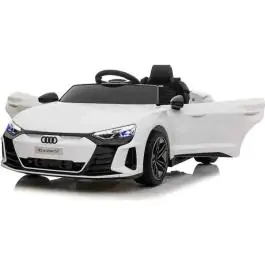 Dečiji automobil na akumulator Audi RS e-tron GT Beli – Licencirani model sa daljinskim upravljačem i LED svetlima