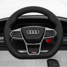 Dečiji automobil na akumulator Audi RS e-tron GT Beli – Licencirani model sa daljinskim upravljačem i LED svetlima
