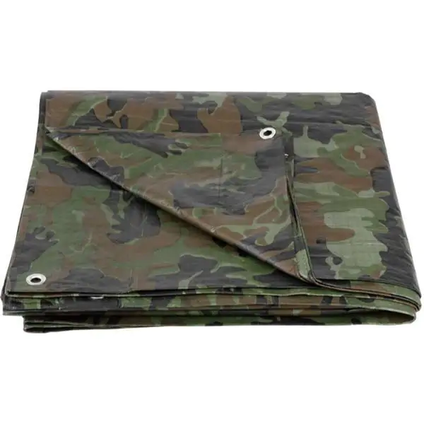 STREND PRO zaštitna cerada 4 × 6 m, 80 g/m² – maslinasta/kamuflažna
