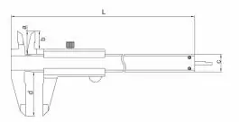 Pomično merilo - šubler S 150mm INSIZE